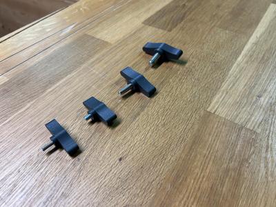 Wing Nut Handle for Screws