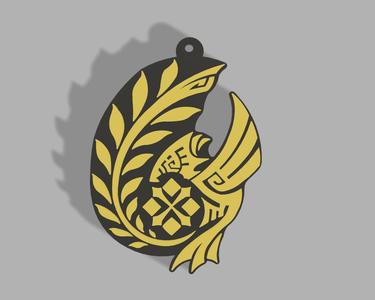 Monster Hunter Wilds Keychain || Monster Hunter Wilds Keychain
