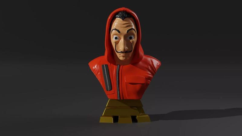 LA CASA DE PAPEL 3D MODEL II Sabioprods3d