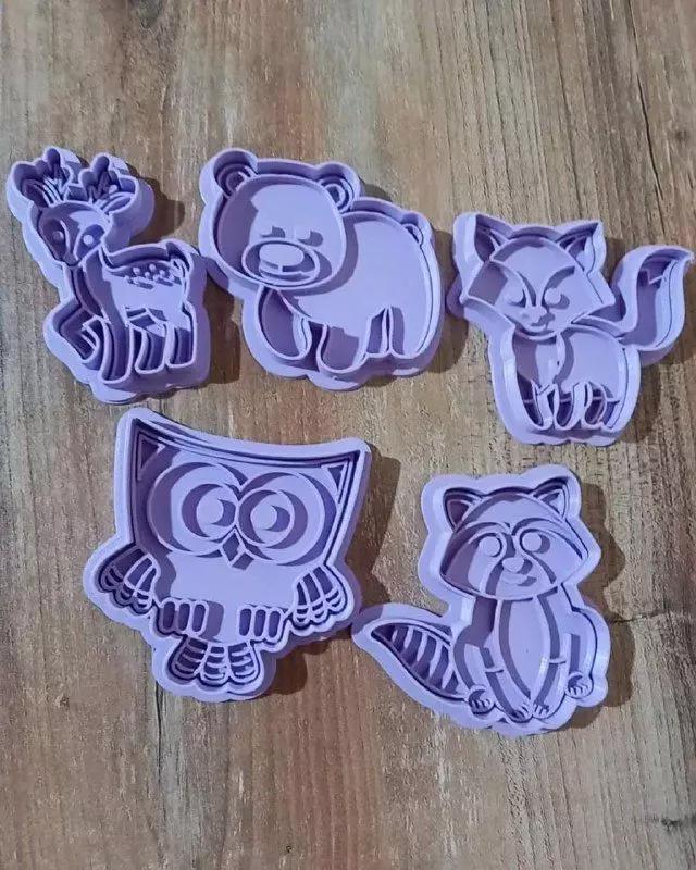 FOREST ANIMALS SET- SET ANIMALES DEL BOSQUE