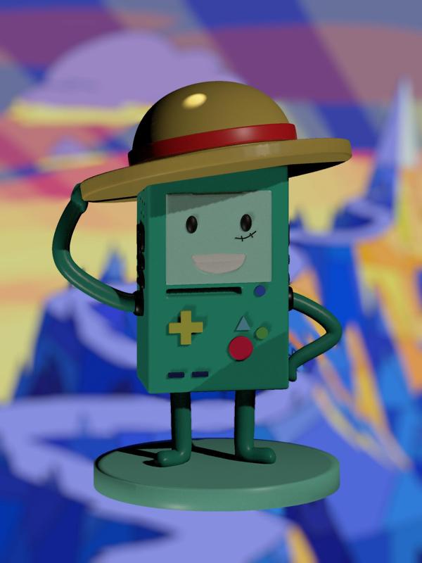 One Piece x Adventure Time BMO