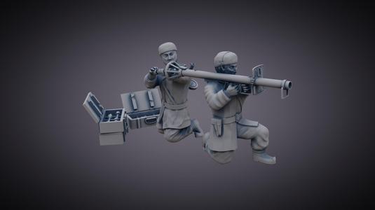 Finnish Army Panzerschreck Team