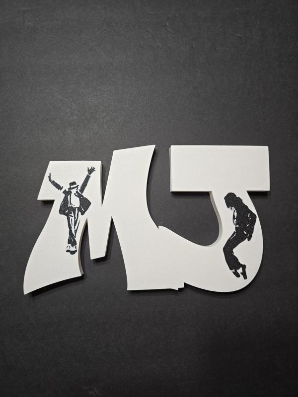 M.J Lettering Silhouette