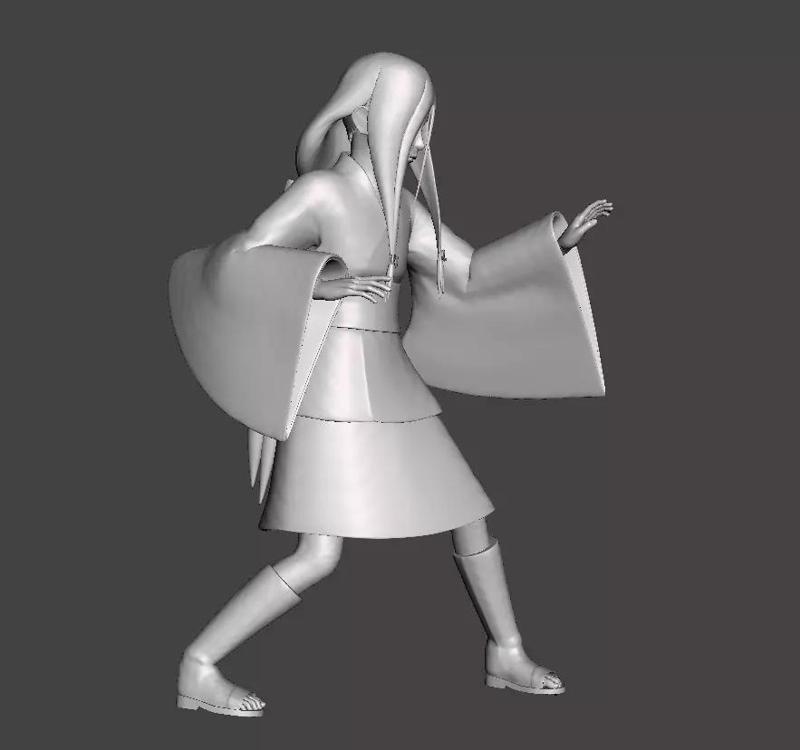 Hanabi Hyuga 3D Model