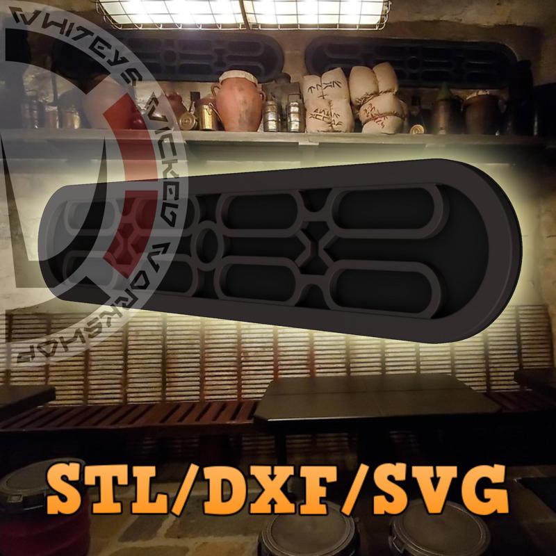 Star Wars Galaxys Edge Cargo Bay Window Grate Decoration Prop