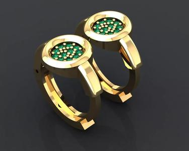 GC GOLD E083 - Diamond Earring