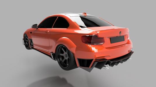 BMW F22 rear bumper vent