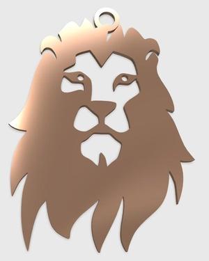 Lion Head Pendant