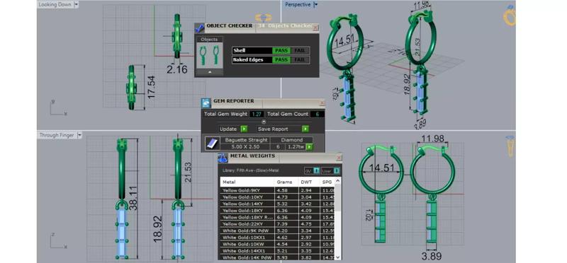 JEWELRY HOOP  stl 3dm EARRINGS je0131
