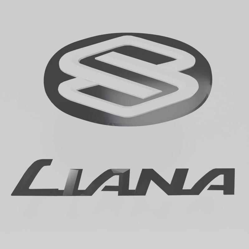 Suzuki Liana 2001 Logos | Front Grille & Trunk Lid Emblems #nkt