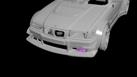 BMW E36 air vent bumper 1/1
