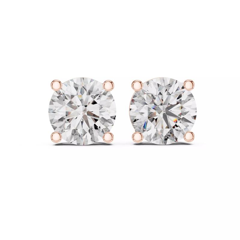 Solitaire Studs Earrings 3dm stl renders animation videos