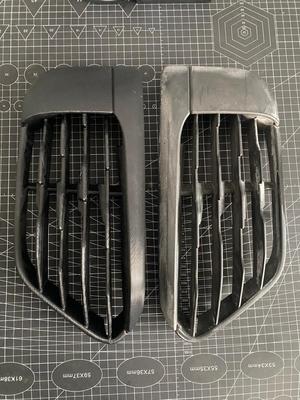 BMW X1 F48 F49 fog light lower grille trim cover / cubierta de bisel de rejilla inferior antiniebla  para BMW X1, F48, F49