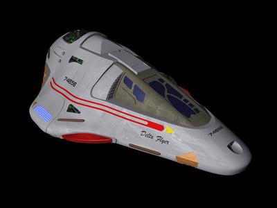 Delta Flyer 1/144 Scale