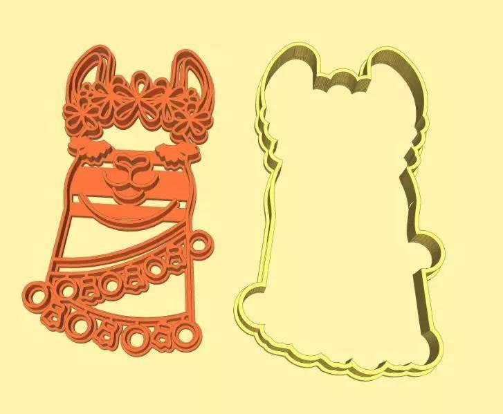 Llama Cookie Cutter Set