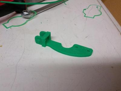 Prusa I3 Evo Version 1 - Ancoraggio Catena per Piatto - Hot Plate Cable Chain Docking