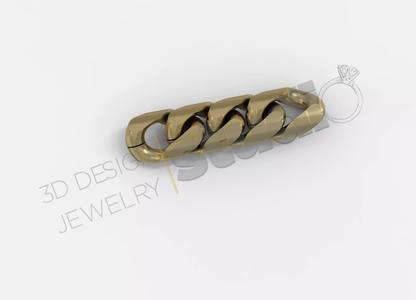 Miami cuban chain 3d model