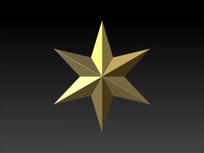 Stella Star 6 pt  Jewelry Finding Earrings Charms Bracelet