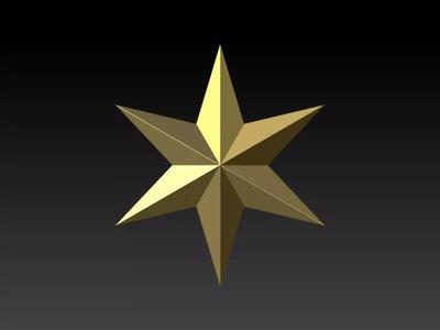 Stella Star 6 pt  Jewelry Finding Earrings Charms Bracelet