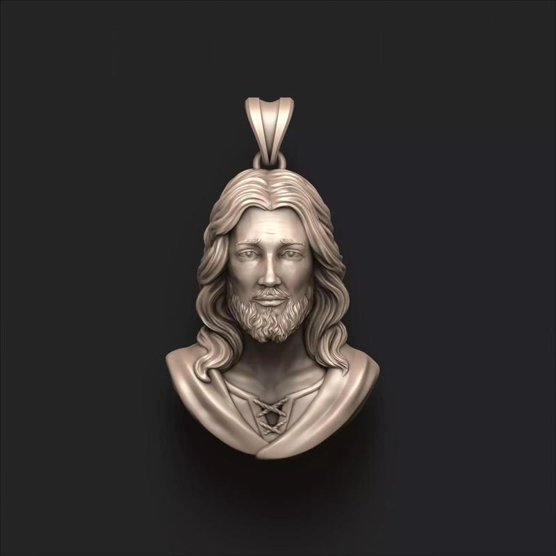Jesus Christ Head Pendant