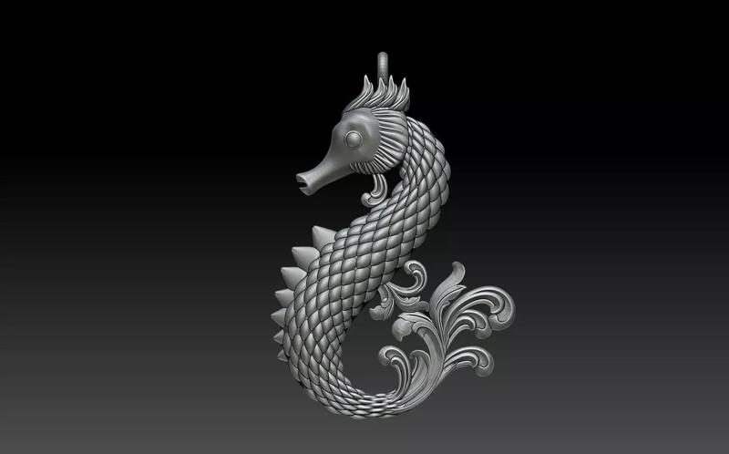 seahorse pendant