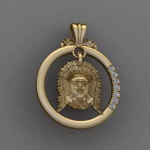 Native American Proud with daimond 3D print model