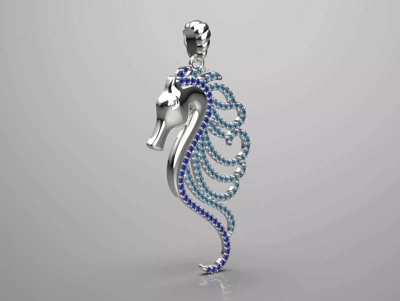 Seahorse Jewelry Pendant jp0259