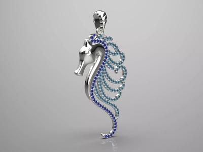 Seahorse Jewelry Pendant jp0259