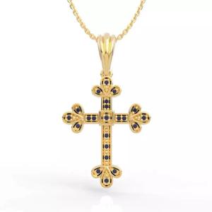 Sacred Byzantine Cross Pendant
