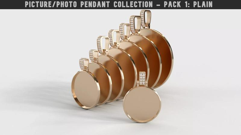 Picture Pendant Collection Pack 1 - Plain