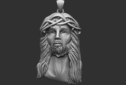 Jesus Face Pendant