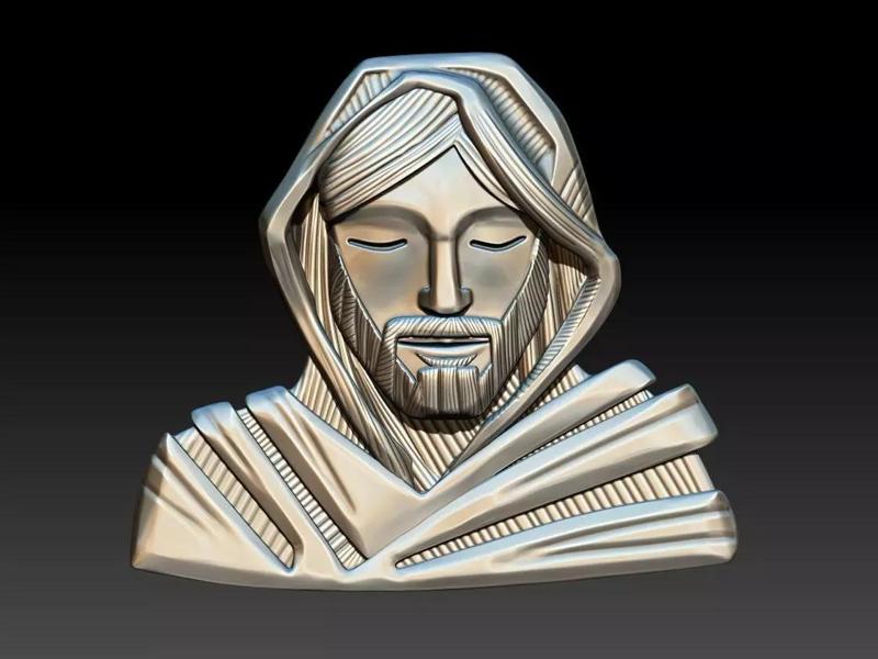 Jesus Face Stylized