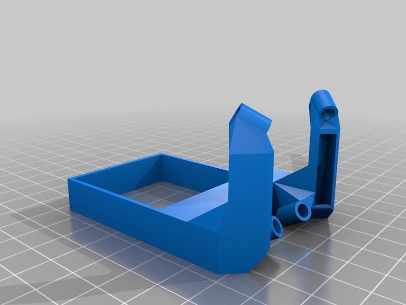 GEEETech MK8 Printhead Fan Shroud (compact) ver 2.0 w/ LED mounts