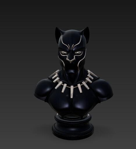 black panther bust