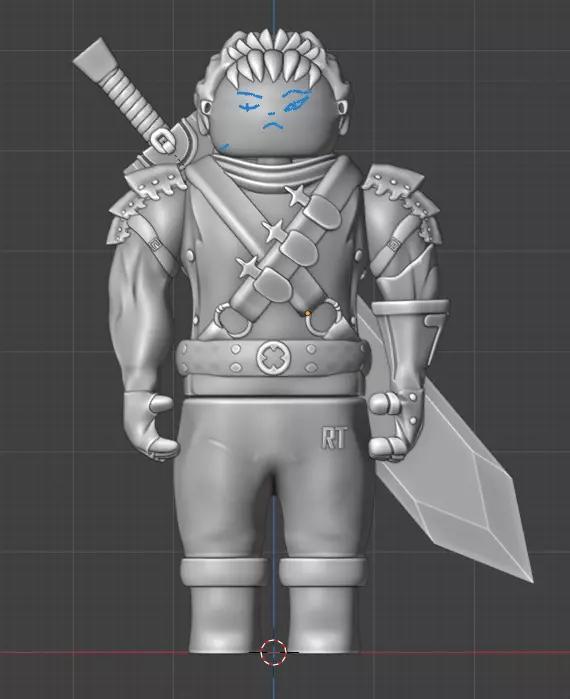 Cute model of Guts in Berserk