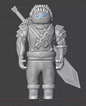 Cute model of Guts in Berserk