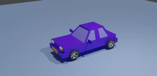 Low poly car