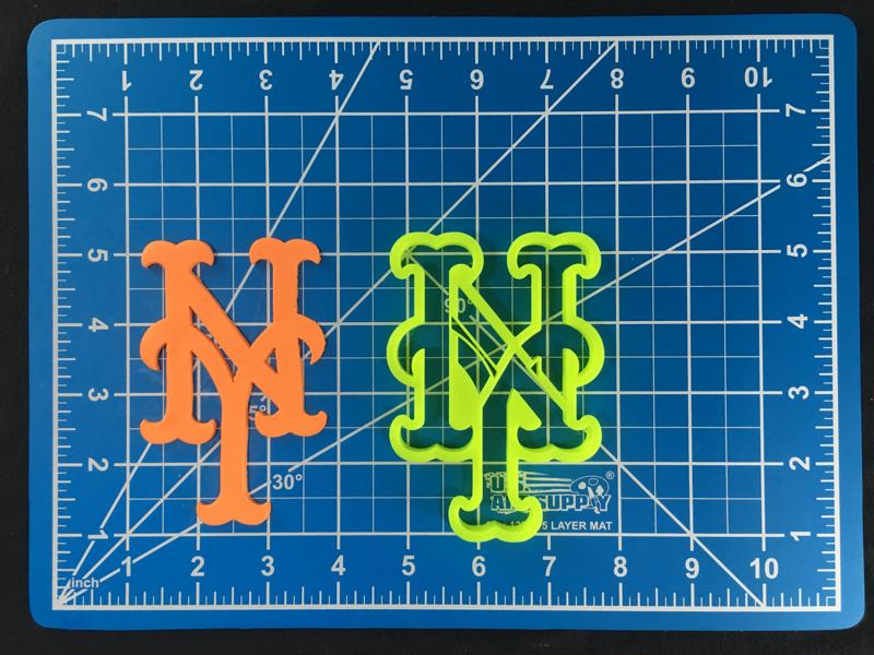 Mets Logo Fondant Cookie Cutter Set Multiple Sizes