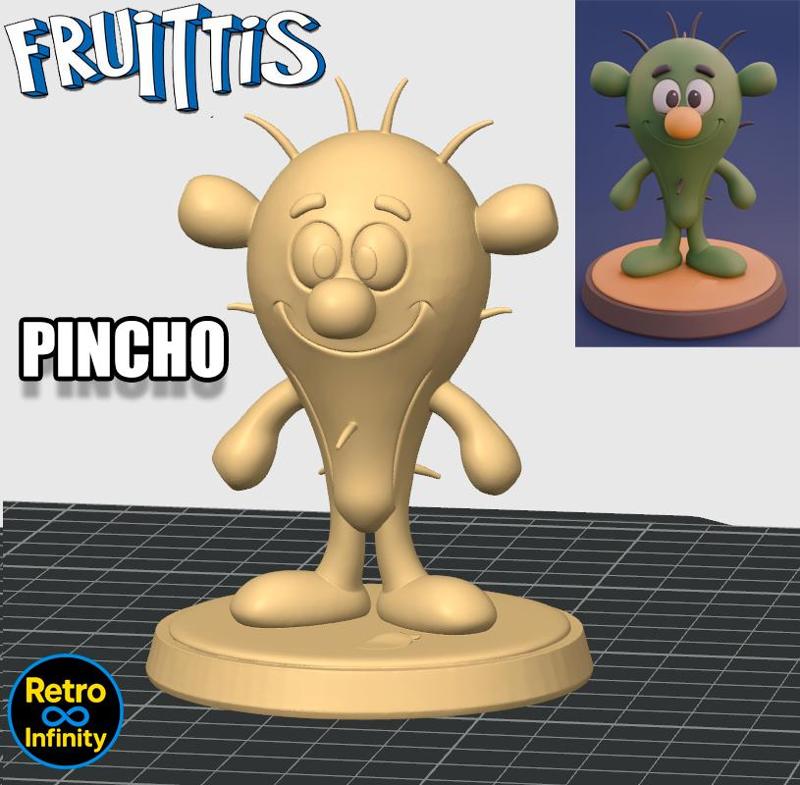 Pincho - The Fruittis 3D figure Retro Infinity style (60mm) : vinyl collectible