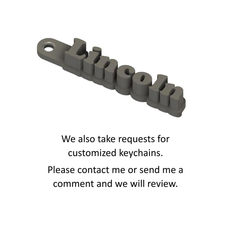 Lincoln Keychain / Keyring