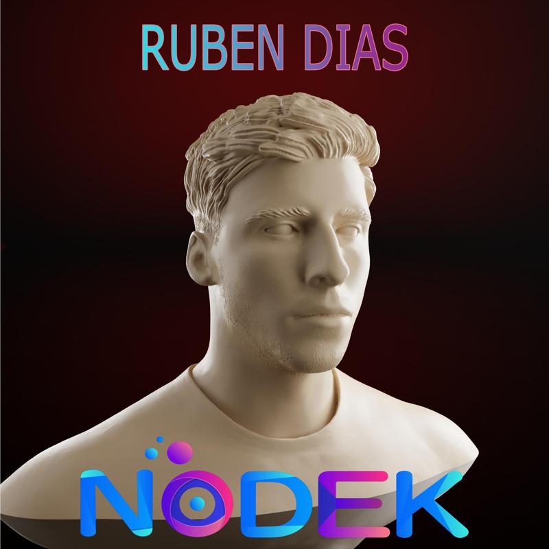 Bust of Rúben Dias - The Manchester City Defensive Wall