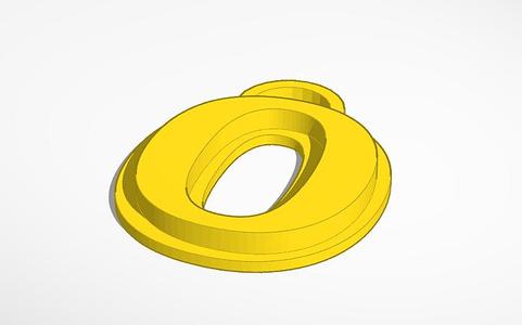 LLAVERO LETRA O ( LETTER O KEYCHAIN )