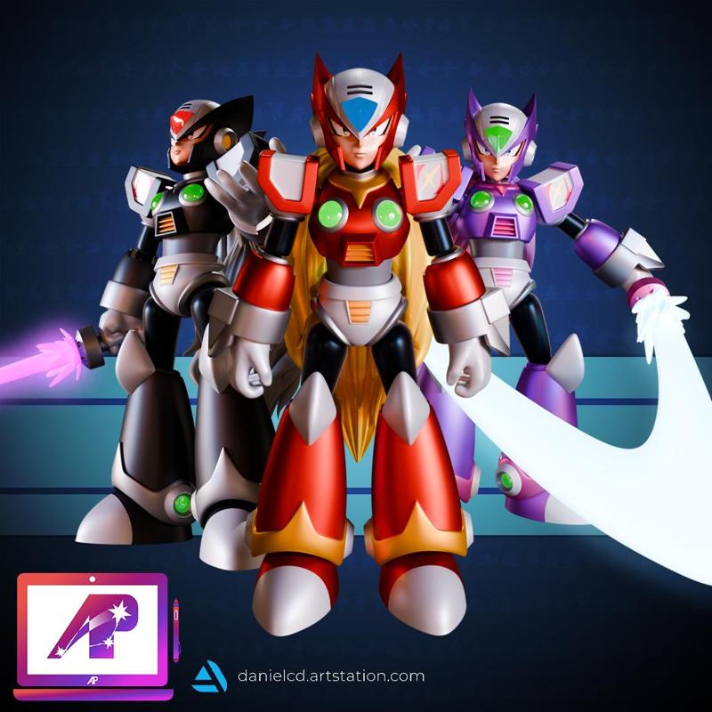 Articuled Zero from Megaman X Dive Nightmare Zero Black Zero