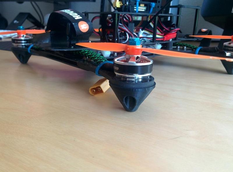Mini quad / done landing gear "stubby" version