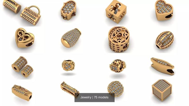 Jewelry 3D Model Collection