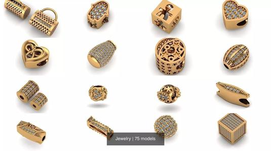Jewelry 3D Model Collection