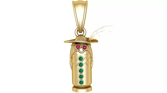 Golden Bard Pendant