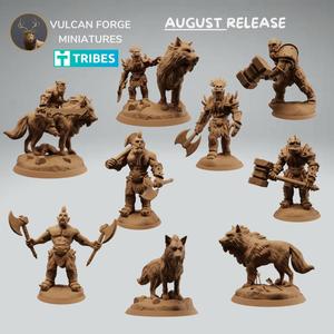 Orc Warriors, Orc chieftain, fighters, berserkers Bundle