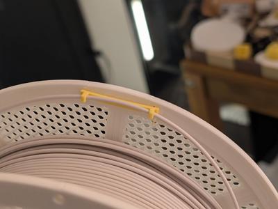 The best spool filament clip/filament clip/wire clip in the world*