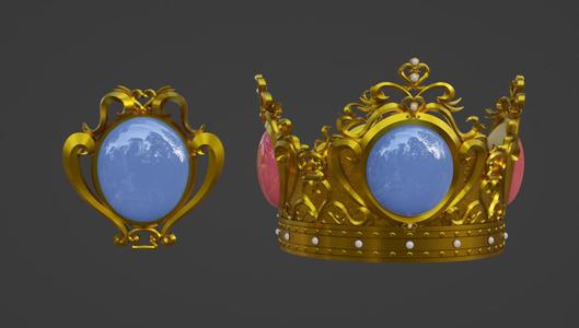 The Ultimate Princess Peach Collection: Crown & Chest Jewel 3D Models of Super Mario Movie